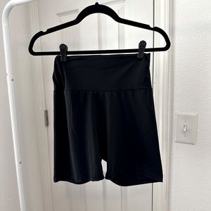 Black biker shorts